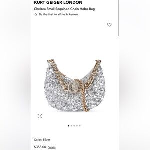 Kurt Geiger Chelsea Sequin Crossbody Bag